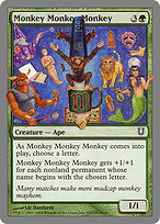Magic the Gathering Card - Monkey Monkey Monkey - MTG Circle