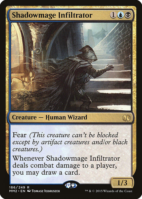 Magic the Gathering Card - Shadowmage Infiltrator - MTG Circle