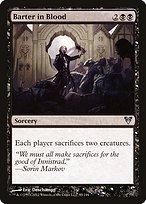 Magic the Gathering Card - Barter in Blood - MTG Circle