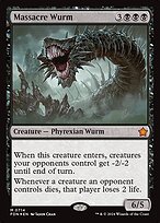 Magic the Gathering Card - Massacre Wurm - MTG Circle