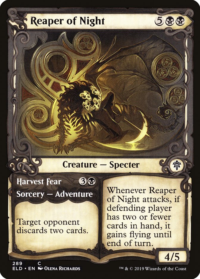 Magic the Gathering Card - Reaper of Night // Harvest Fear - MTG Circle