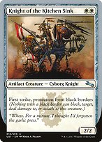 Magic the Gathering Card - Knight of the Kitchen Sink - MTG Circle
