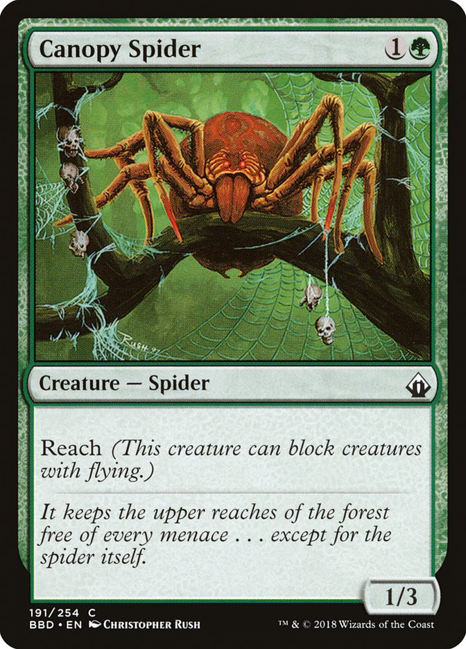 Magic the Gathering Card - Canopy Spider - MTG Circle