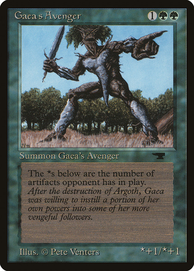 Magic the Gathering Card - Gaea's Avenger - MTG Circle