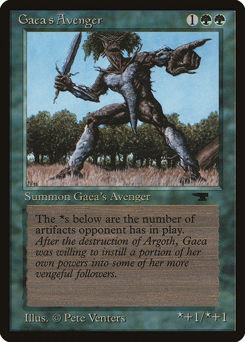 Magic the Gathering Card - Gaea's Avenger - MTG Circle