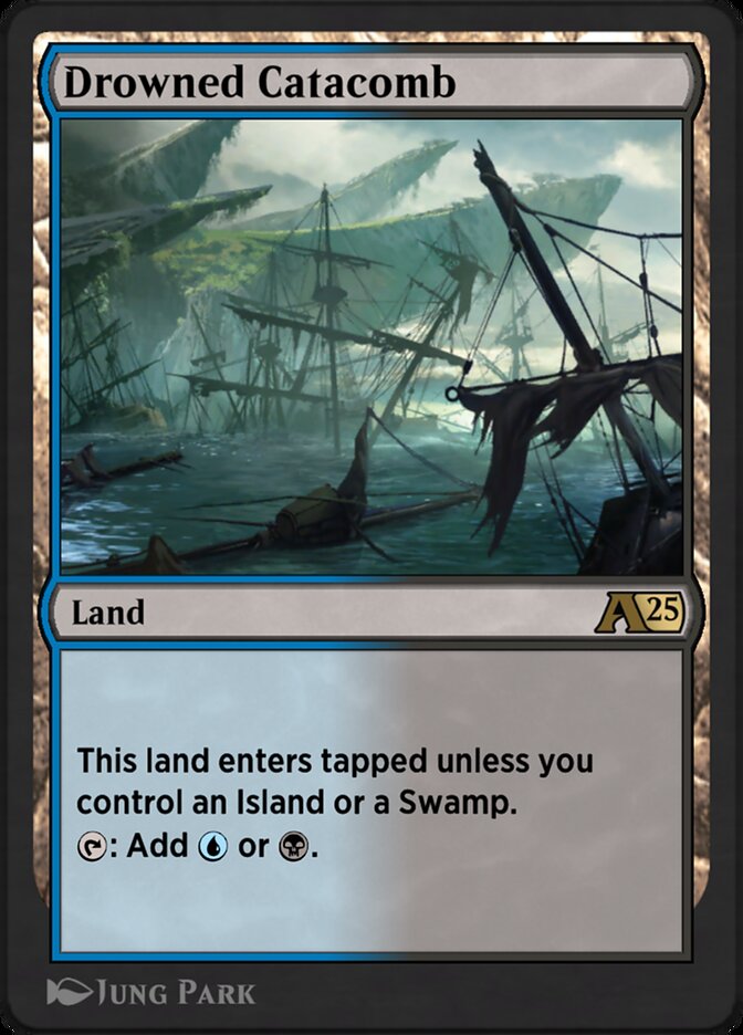 Magic the Gathering Card - Drowned Catacomb - MTG Circle