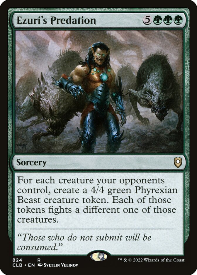 Magic the Gathering Card - Ezuri's Predation - MTG Circle