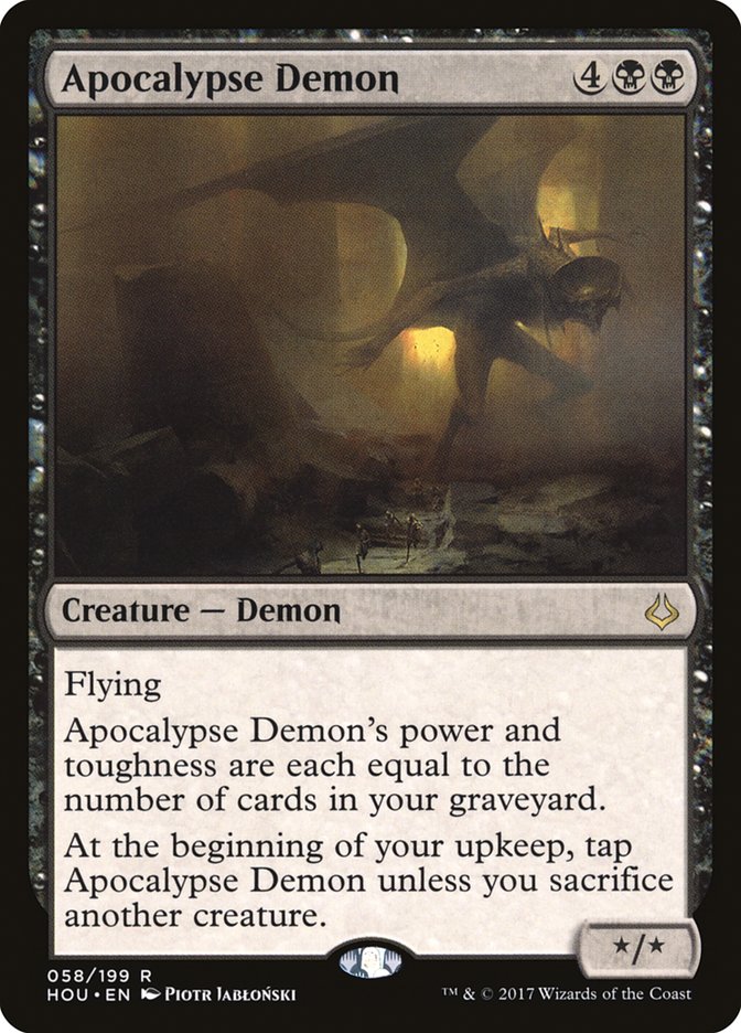 Magic the Gathering Card - Apocalypse Demon - MTG Circle