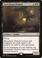 Magic the Gathering Card - Apocalypse Demon - MTG Circle