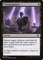 Magic the Gathering Card - Echoing Return - MTG Circle