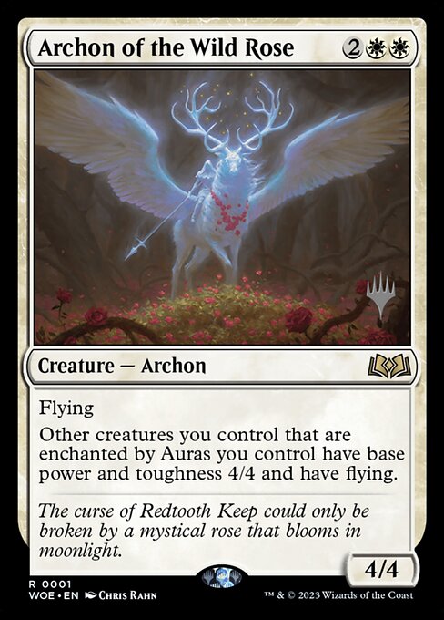 Magic the Gathering Card - Archon of the Wild Rose - MTG Circle