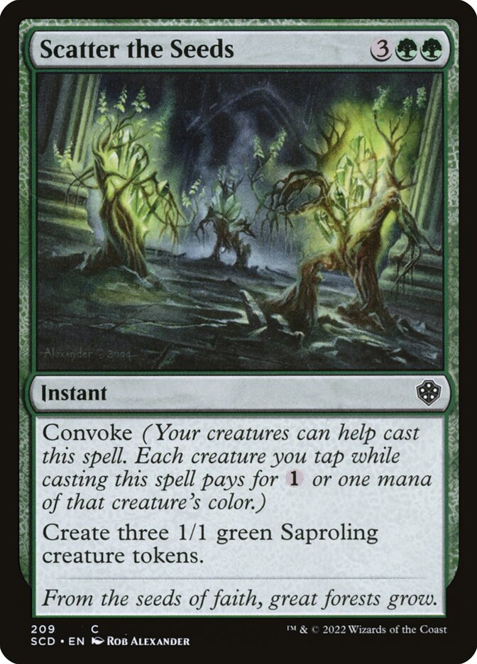 Magic the Gathering Card - Scatter the Seeds - MTG Circle