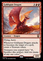 Magic the Gathering Card - Goldspan Dragon - MTG Circle