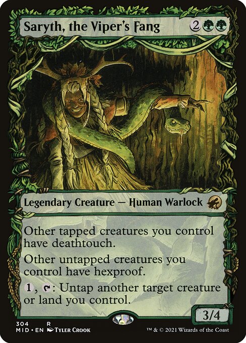Magic the Gathering Card - Saryth, the Viper's Fang - MTG Circle
