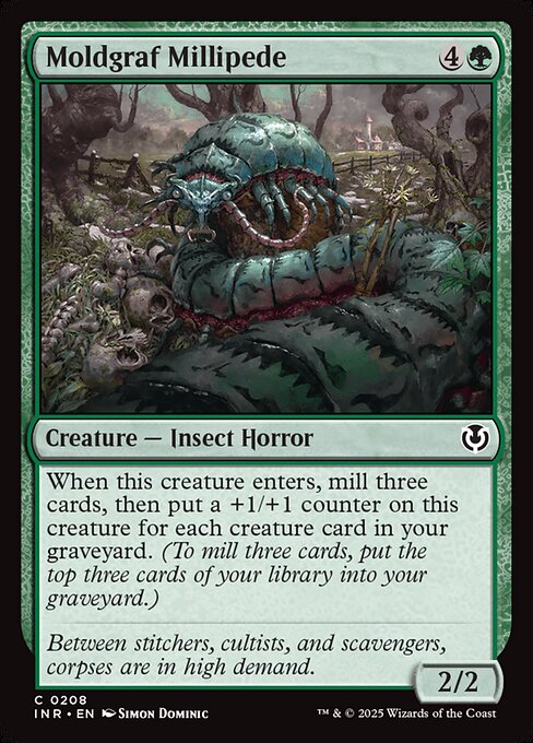 Magic the Gathering Card - Moldgraf Millipede - MTG Circle
