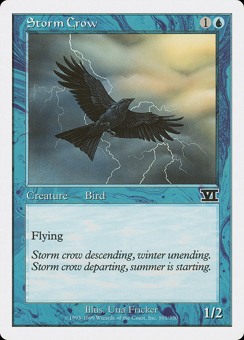 Magic the Gathering Card - Storm Crow - MTG Circle