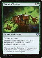 Magic the Gathering Card - Vow of Wildness - MTG Circle