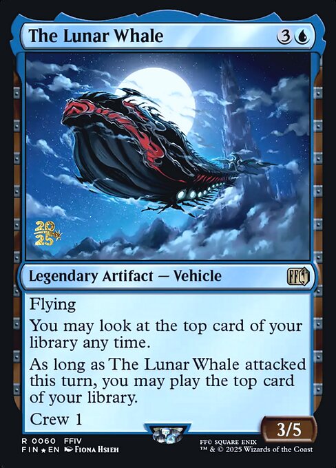 Magic the Gathering Card - The Lunar Whale - MTG Circle