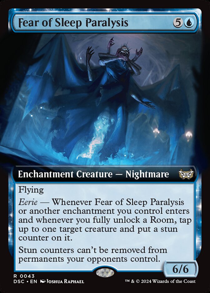 Magic the Gathering Card - Fear of Sleep Paralysis - MTG Circle