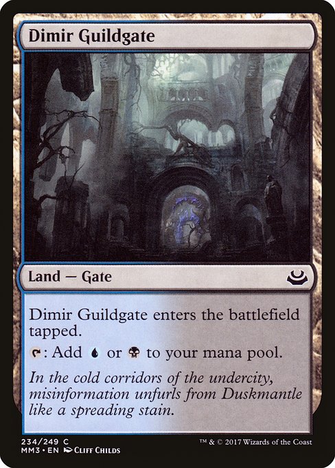 Magic the Gathering Card - Dimir Guildgate - MTG Circle