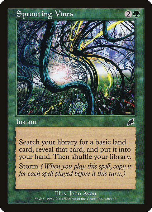 Magic the Gathering Card - Sprouting Vines - MTG Circle