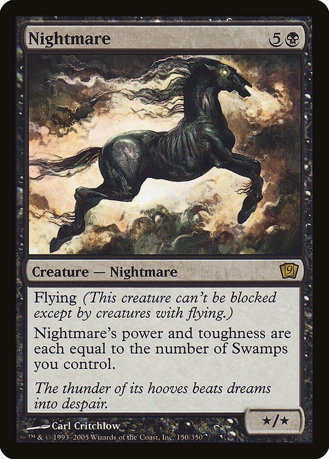Magic the Gathering Card - Nightmare - MTG Circle