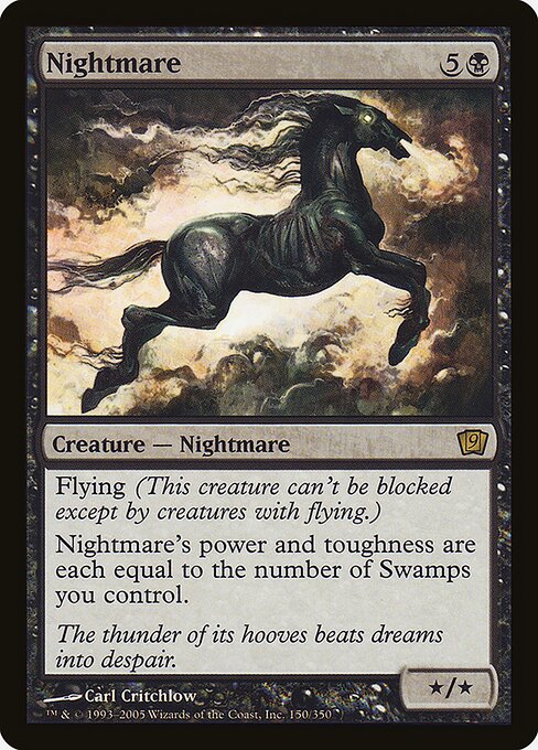 Magic the Gathering Card - Nightmare - MTG Circle
