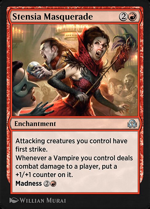 Magic the Gathering Card - Stensia Masquerade - MTG Circle
