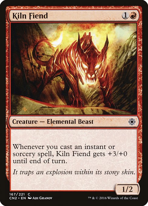 Magic the Gathering Card - Kiln Fiend - MTG Circle