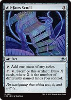 Magic the Gathering Card - All-Fates Scroll - MTG Circle