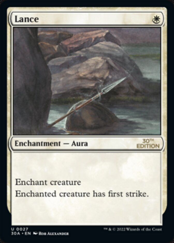 Magic the Gathering Card - Lance - MTG Circle