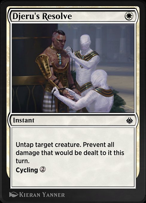 Magic the Gathering Card - Djeru's Resolve - MTG Circle