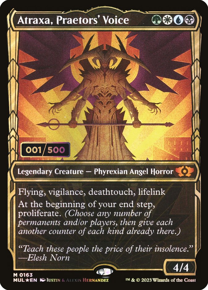 Magic the Gathering Card - Atraxa, Praetors' Voice - MTG Circle