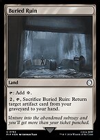 Magic the Gathering Card - Buried Ruin - MTG Circle