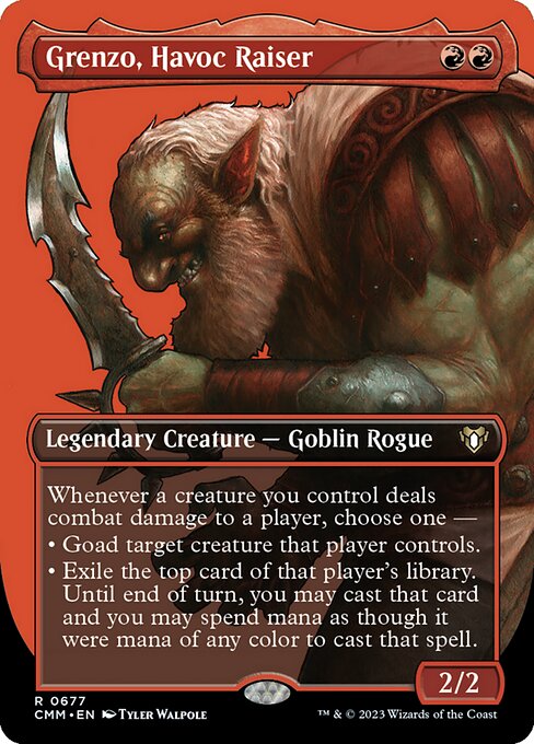 Magic the Gathering Card - Grenzo, Havoc Raiser - MTG Circle