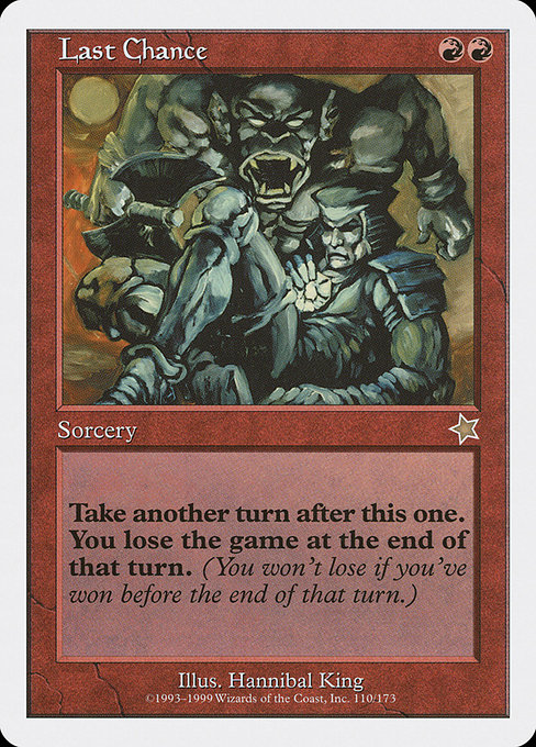 Magic the Gathering Card - Last Chance - MTG Circle