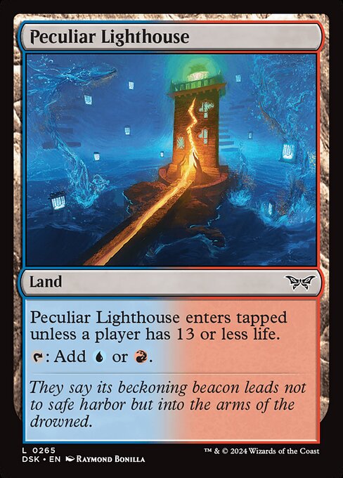 Magic the Gathering Card - Peculiar Lighthouse - MTG Circle
