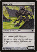 Magic the Gathering Card - Leaden Myr - MTG Circle