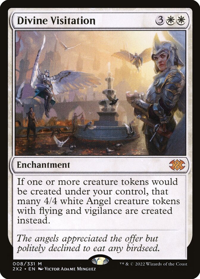 Magic the Gathering Card - Divine Visitation - MTG Circle
