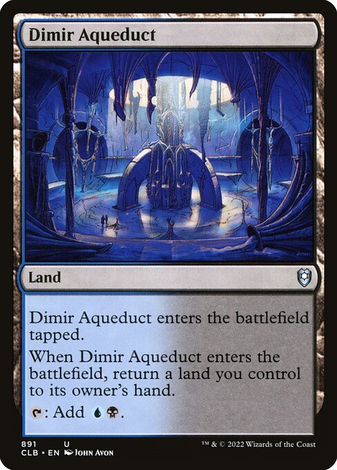 Magic the Gathering Card - Dimir Aqueduct - MTG Circle