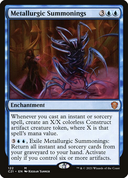 Magic the Gathering Card - Metallurgic Summonings - MTG Circle