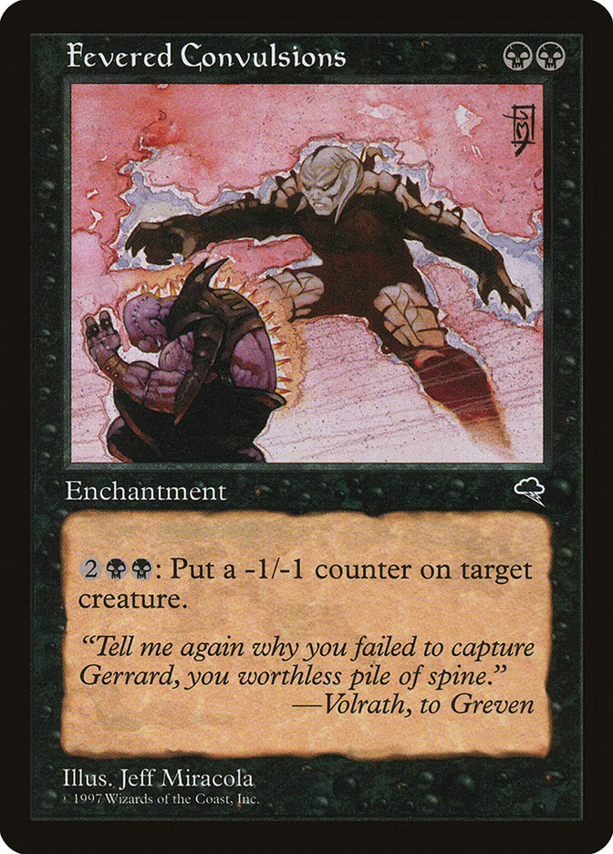 Magic the Gathering Card - Fevered Convulsions - MTG Circle