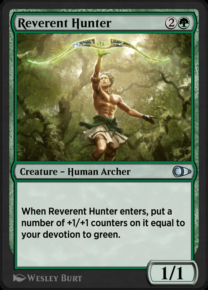 Magic the Gathering Card - Reverent Hunter - MTG Circle