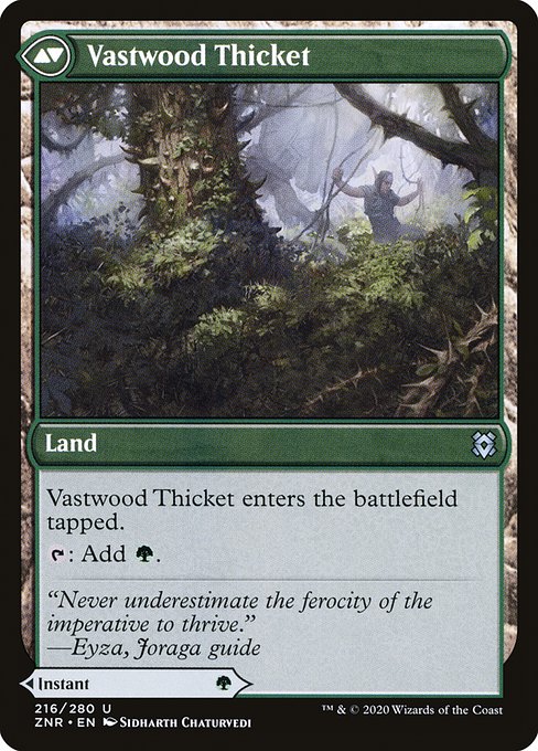 Magic the Gathering Card - Vastwood Thicket - MTG Circle