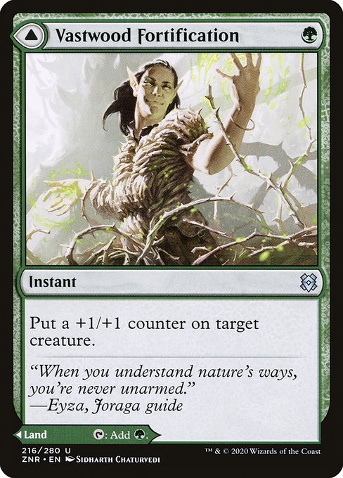 Magic the Gathering Card - Vastwood Fortification - MTG Circle