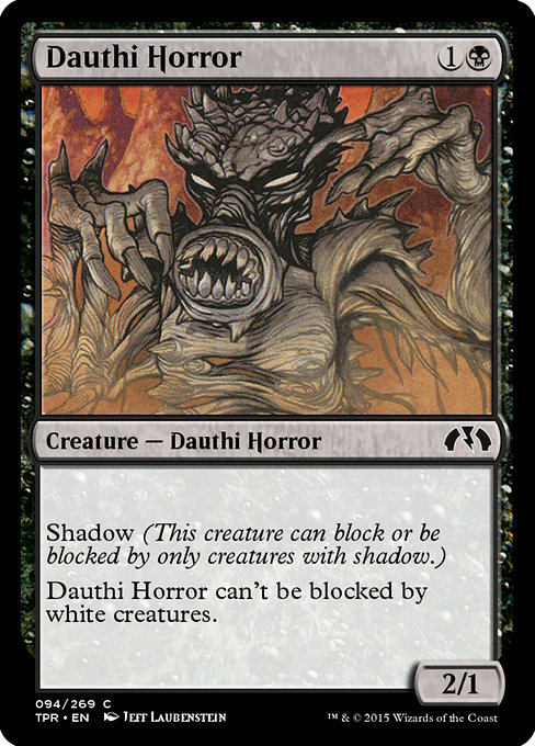 Magic the Gathering Card - Dauthi Horror - MTG Circle