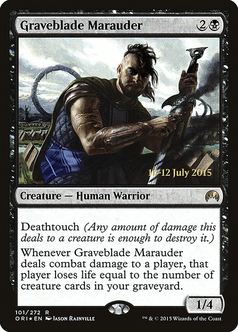 Magic the Gathering Card - Graveblade Marauder - MTG Circle