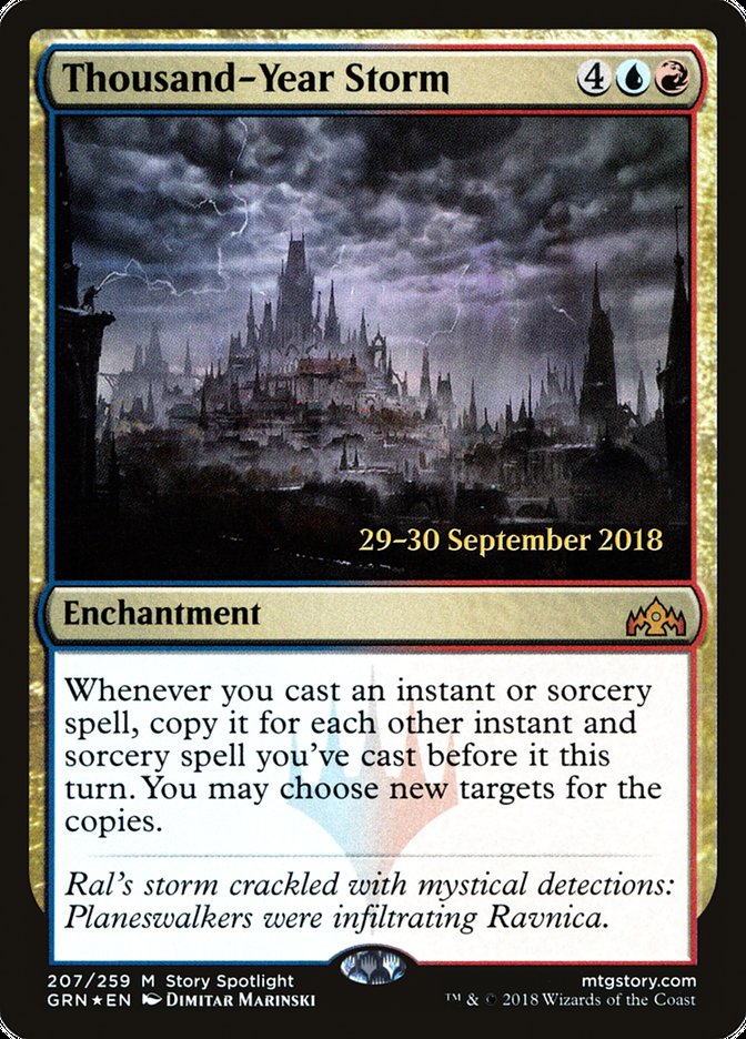 Magic the Gathering Card - Thousand-Year Storm - MTG Circle