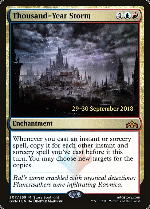 Magic the Gathering Card - Thousand-Year Storm - MTG Circle