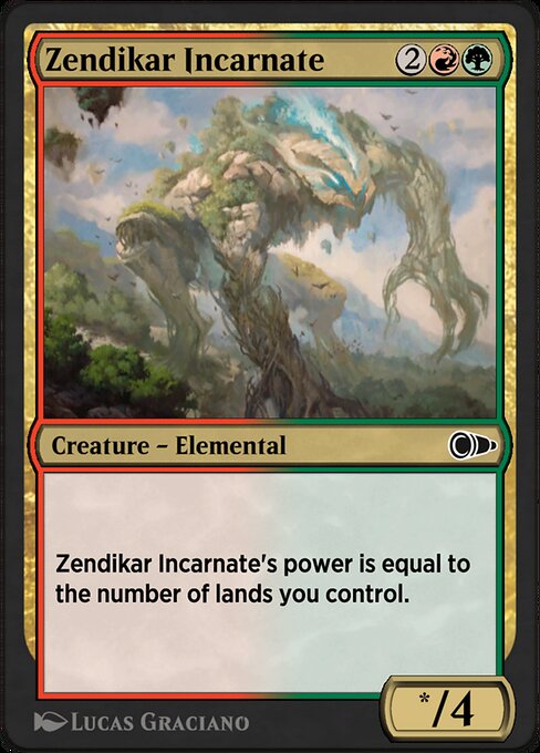 Magic the Gathering Card - Zendikar Incarnate - MTG Circle